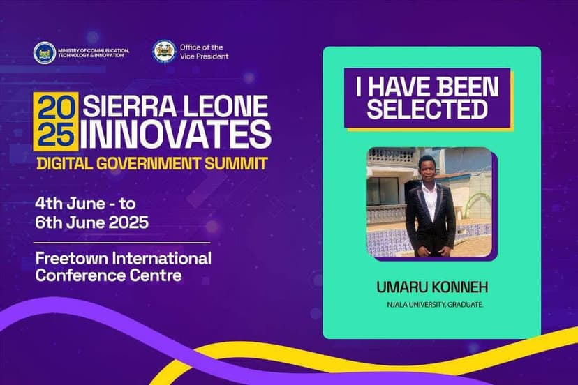 Umaru Konneh - SL Innovates Selected