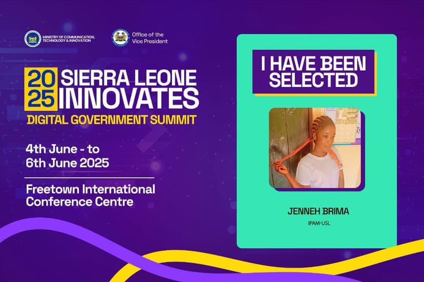 Jenneh Brima - SL Innovates Selected