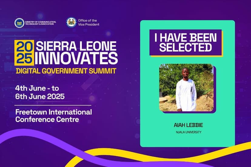 Aiah Lebbie - SL Innovates Selected